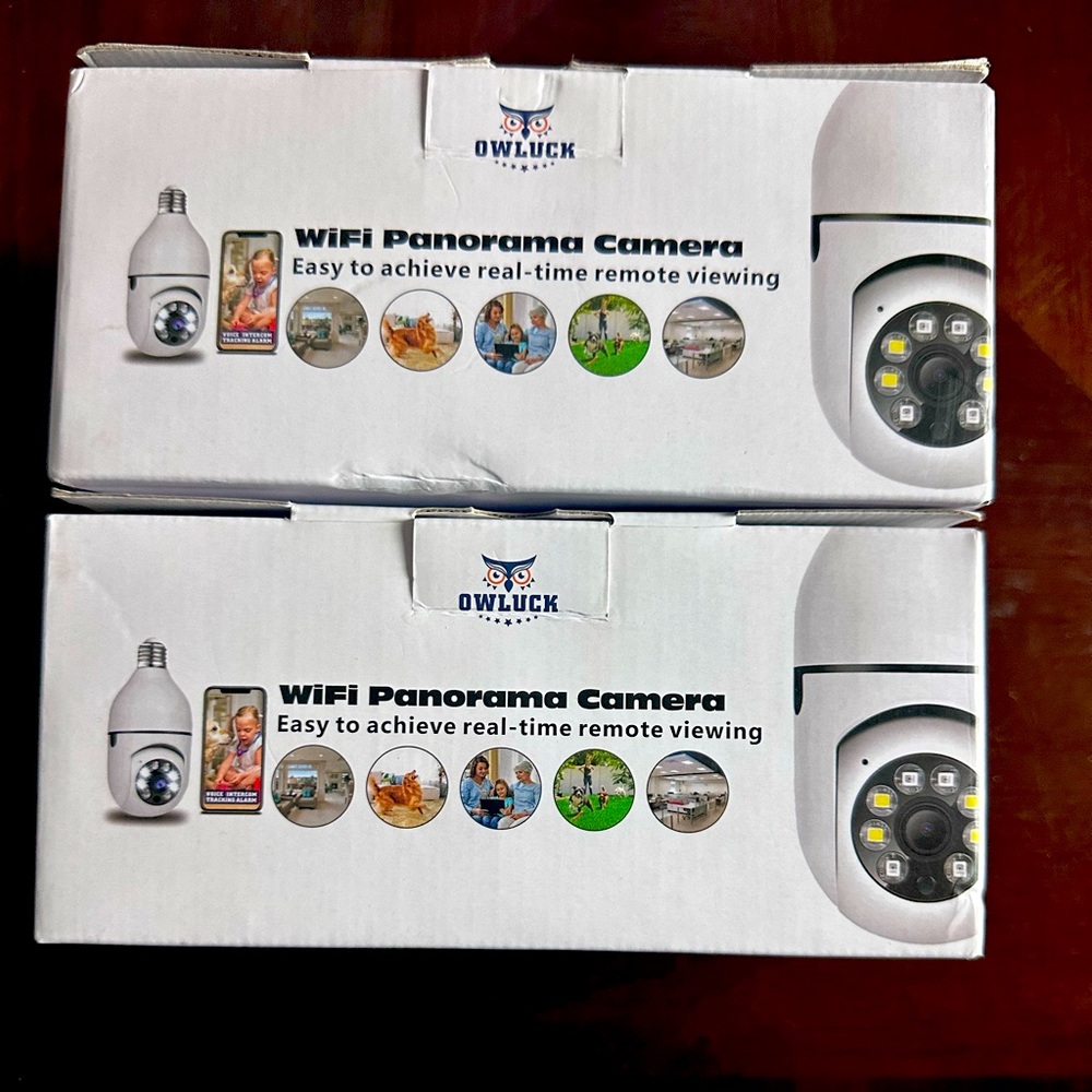 Owluck Wi-Fi panorama camera bundle of 2 *new - Picture 2 of 8
